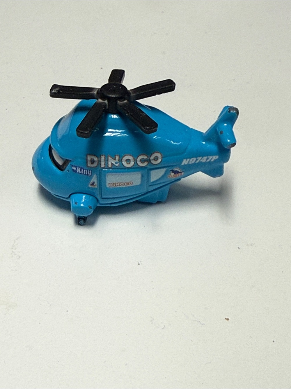 Disney Pixar cars mini racers Rotor turbosky helicopter dinoco - Picture 2 of 6